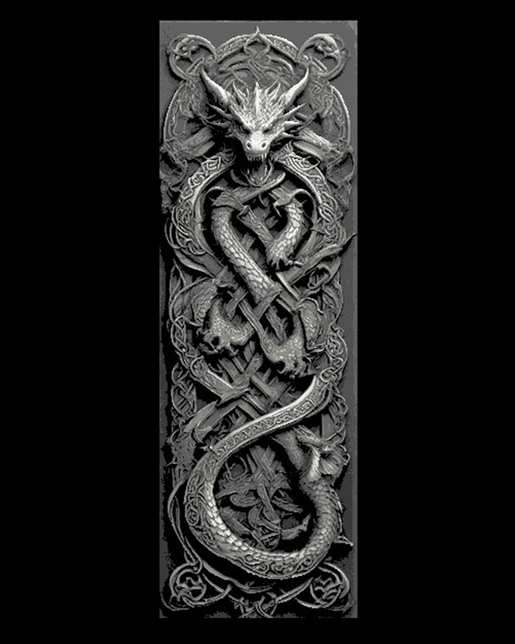 Celtic Knot Dragon 1