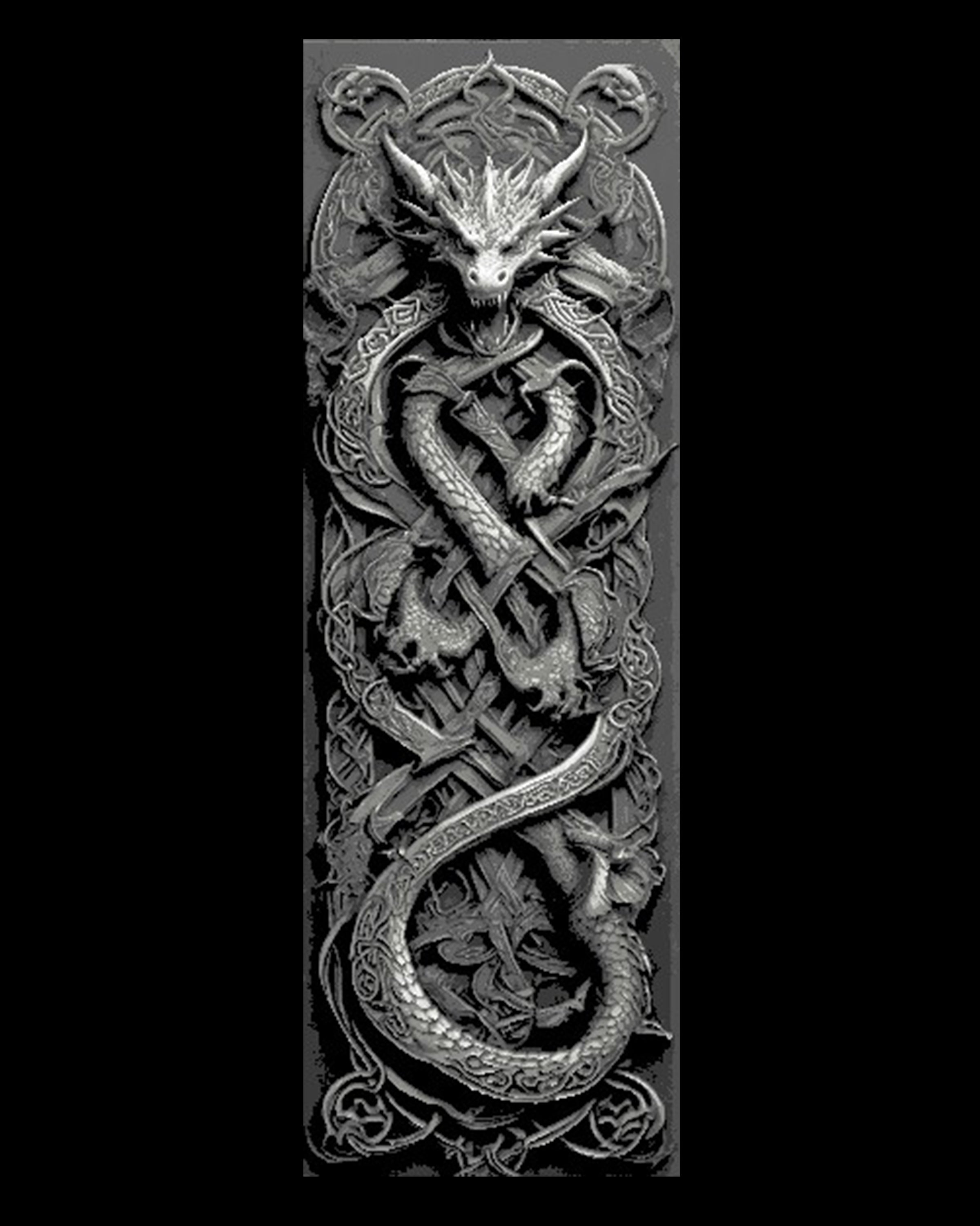 Celtic Knot Dragon 1