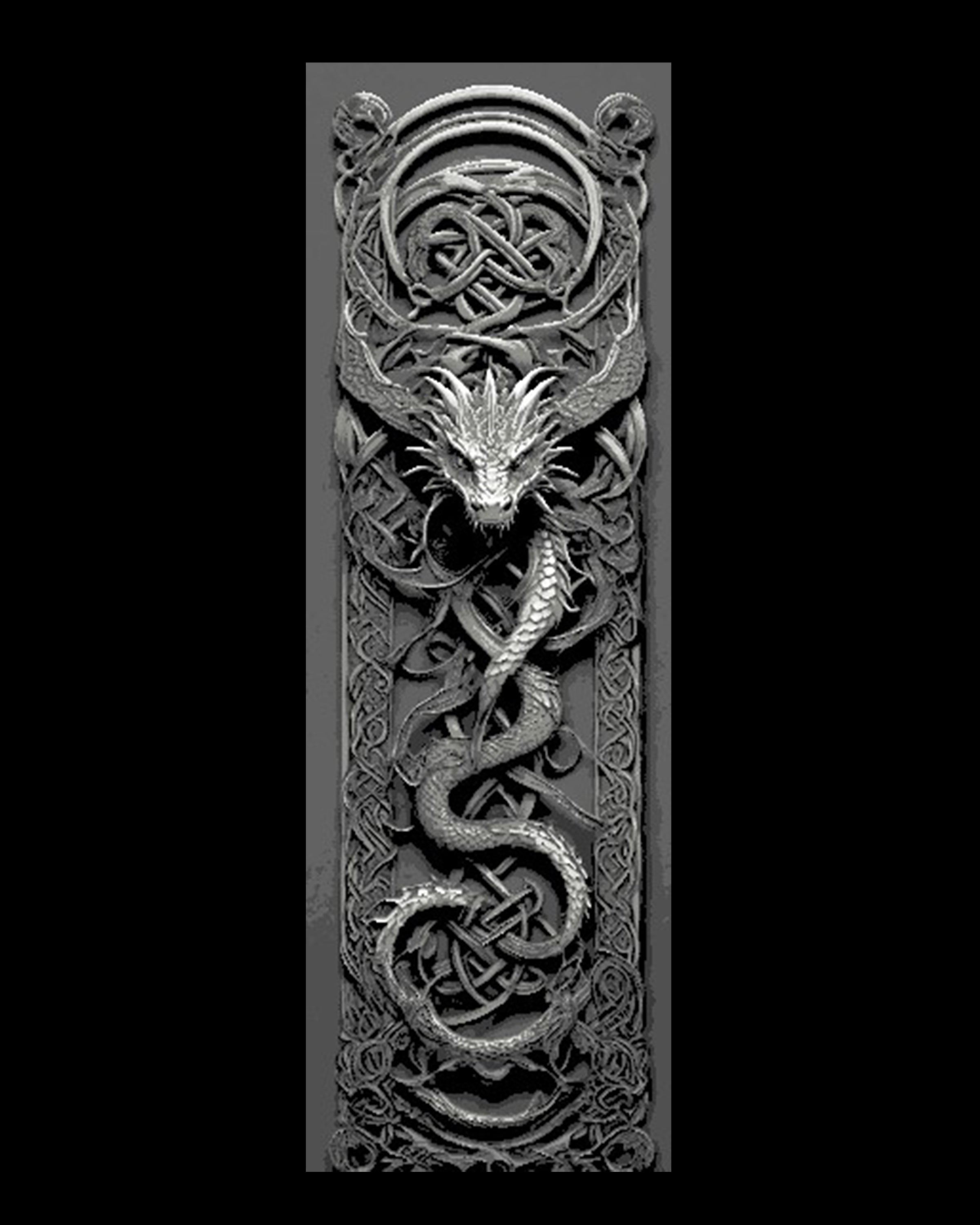 Celtic Knot Dragon 2