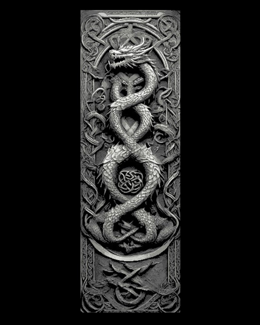 Celtic Knot Dragon 3