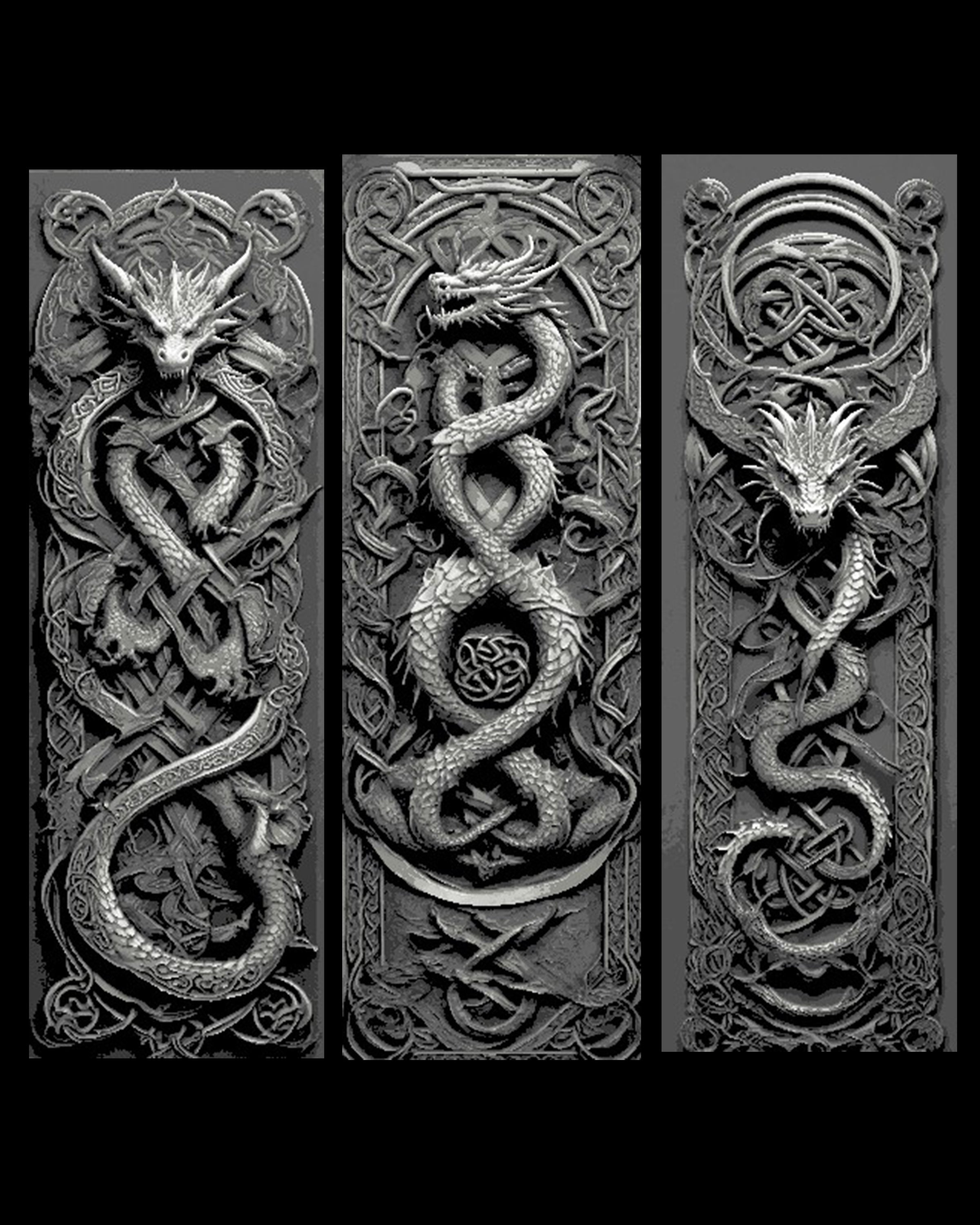 Celtic Knot Dragon 1