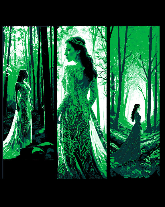 Woman in the Forest 1