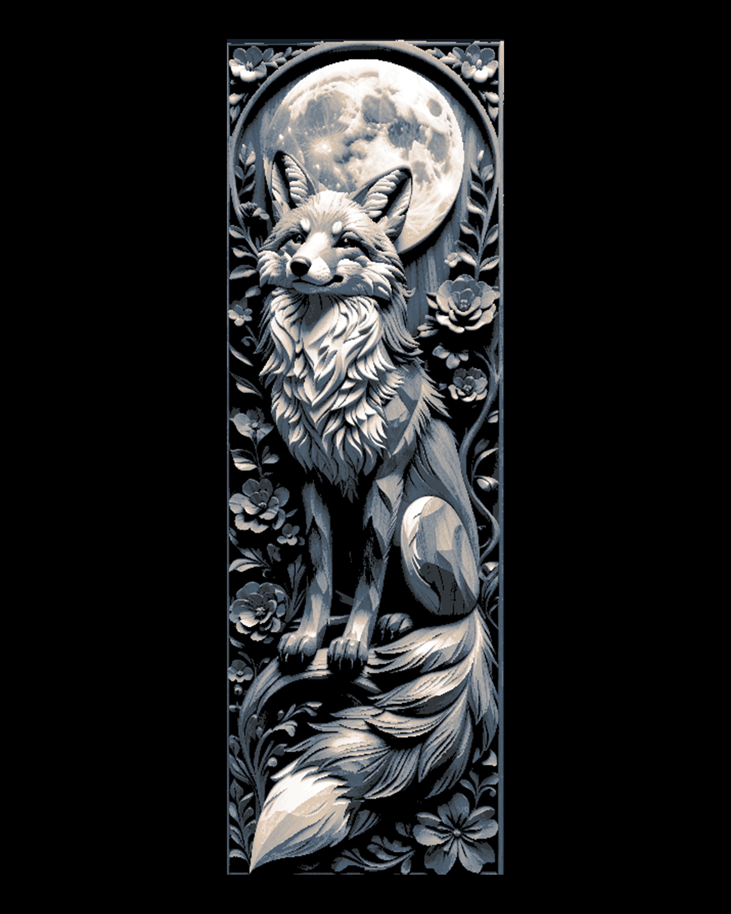 Fox Carvings 3